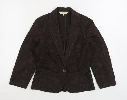 Womens UK Size 8 Marks and Spencer Brown Jacket