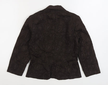 Womens UK Size 8 Marks and Spencer Brown Jacket