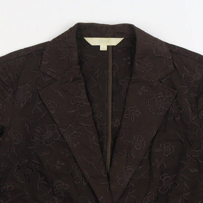 Womens UK Size 8 Marks and Spencer Brown Jacket