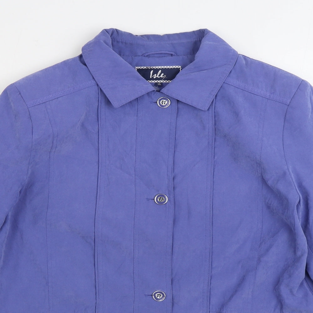 Womens UK Size 14 Isle Blue Jacket