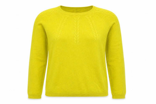 Womens UK Size 12 TU Yellow Pullover Jumper