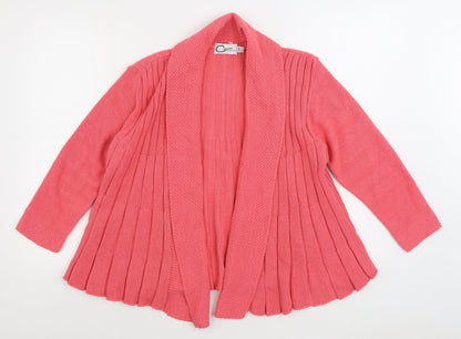 Womens UK Size S Casamia Pink Cardigan Jumper