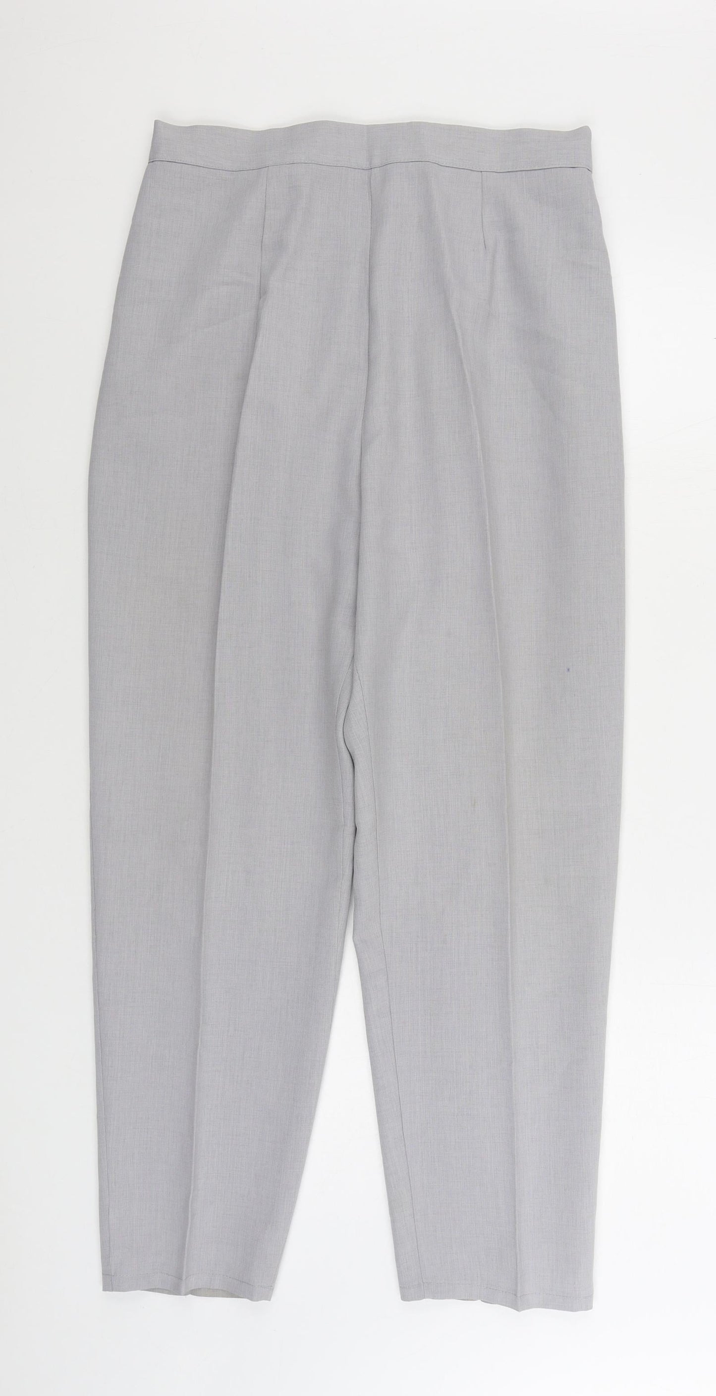 Womens UK Size 30 in Preworn Regular Fit  Grey Trousers