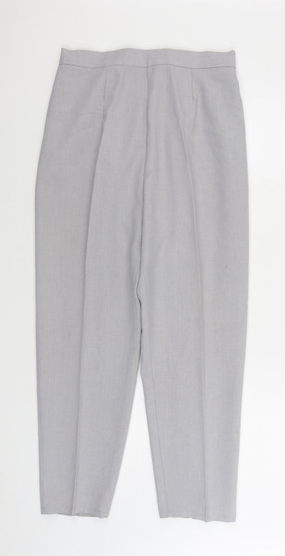 Womens UK Size 30 in Preworn Regular Fit  Grey Trousers