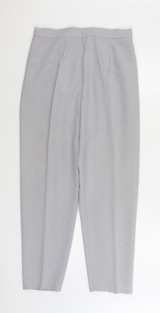 Womens UK Size 30 in Preworn Regular Fit  Grey Trousers