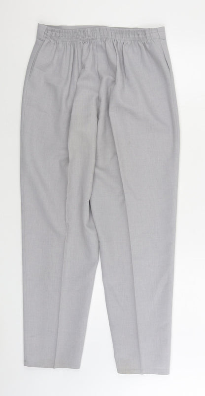 Womens UK Size 30 in Preworn Regular Fit  Grey Trousers