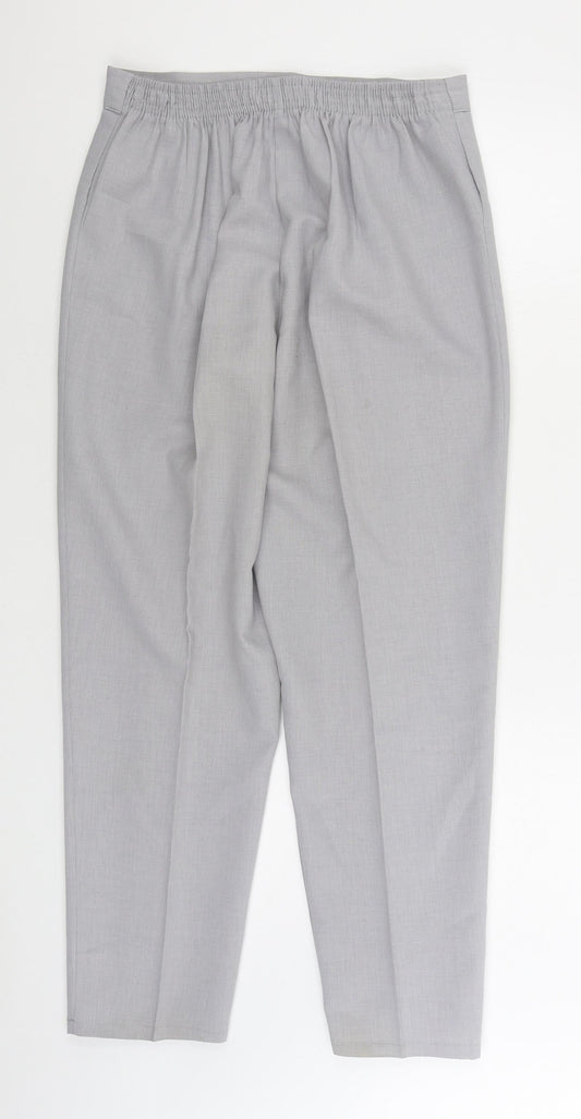 Womens UK Size 30 in Preworn Regular Fit  Grey Trousers