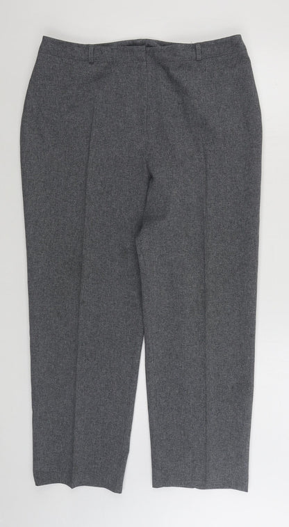 Womens UK Size 18 Essentials Regular Fit  Grey Trousers