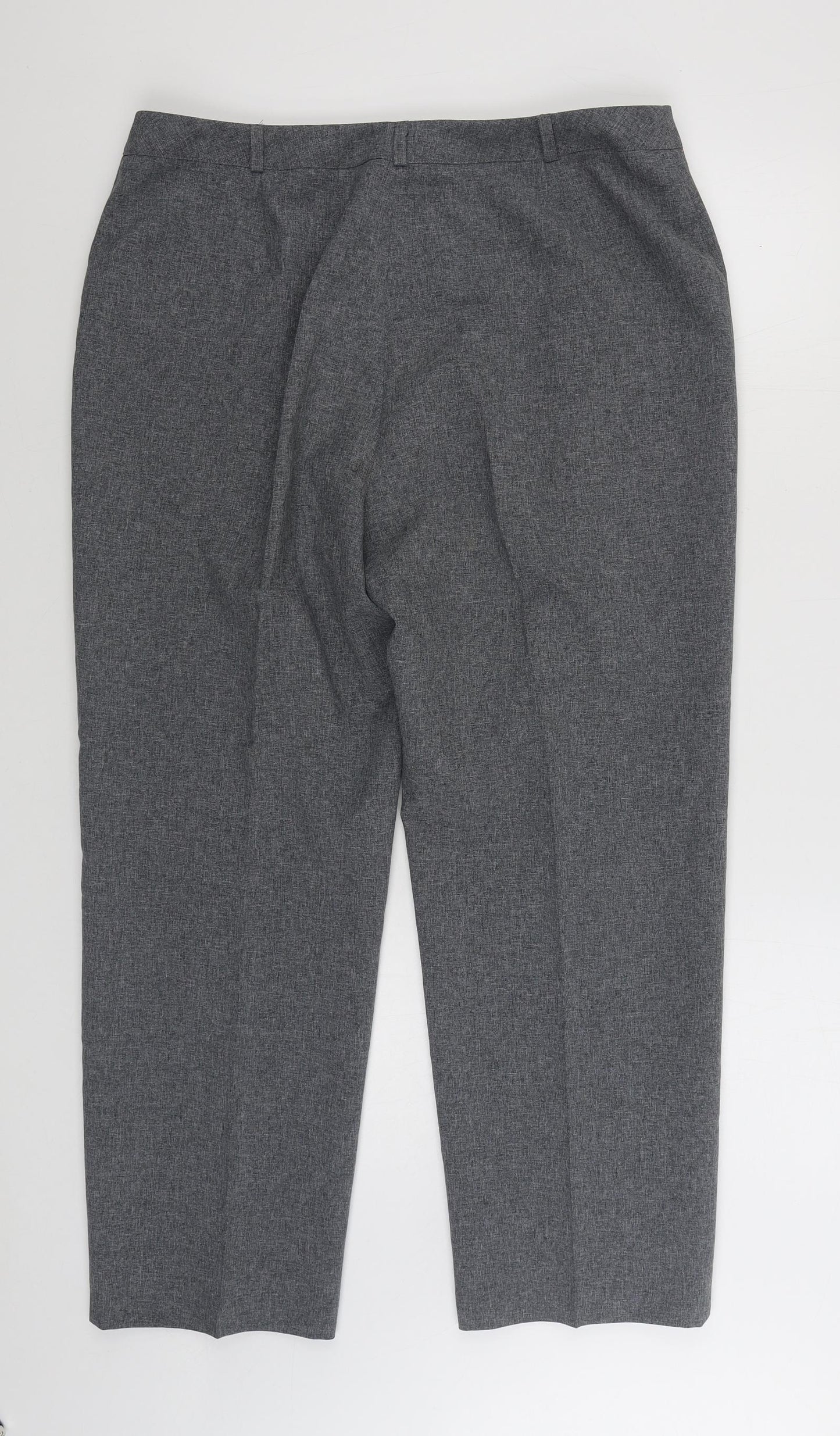 Womens UK Size 18 Essentials Regular Fit  Grey Trousers