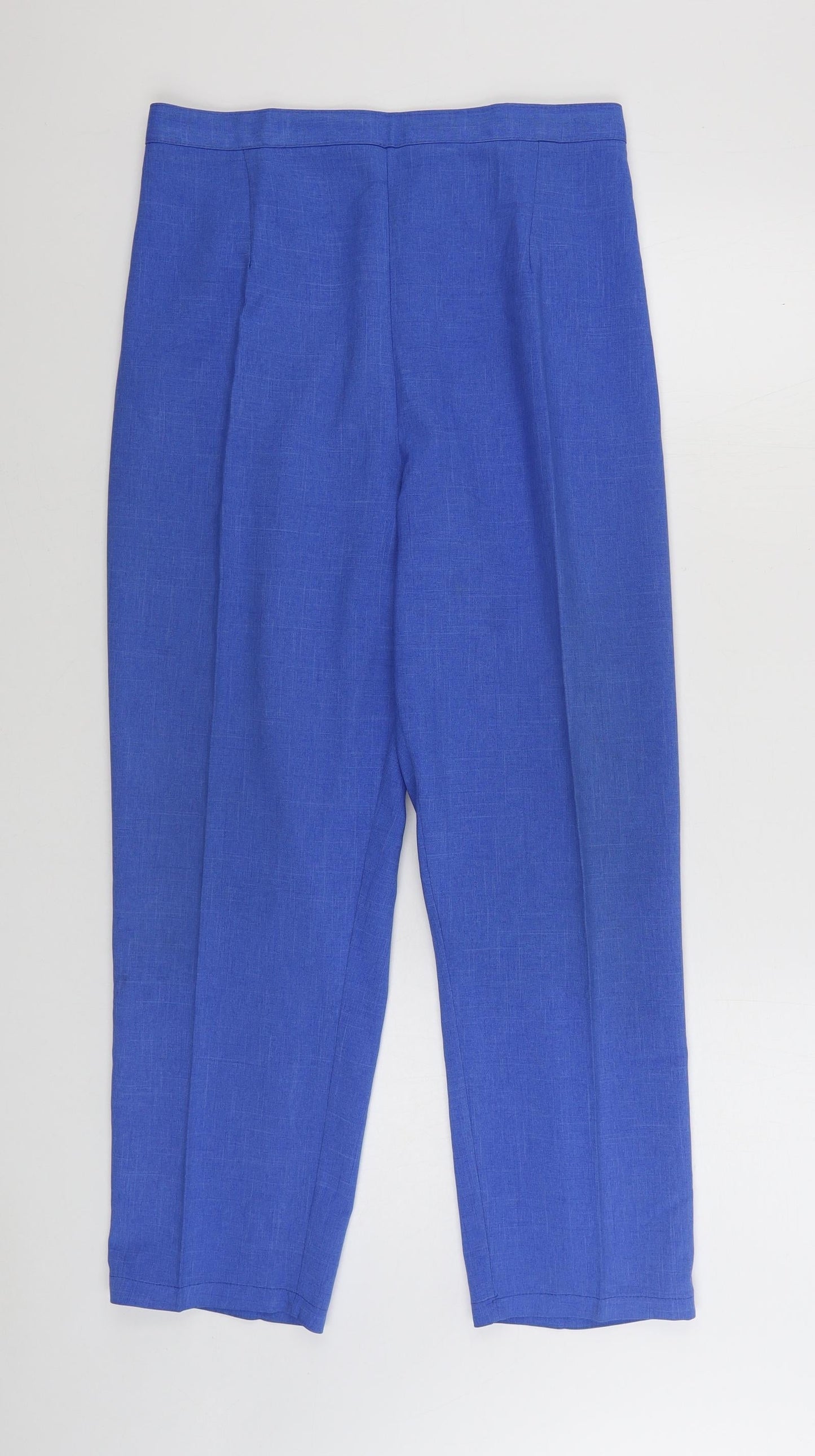 Womens UK Size 30 in Preworn Regular Fit  Blue Trousers