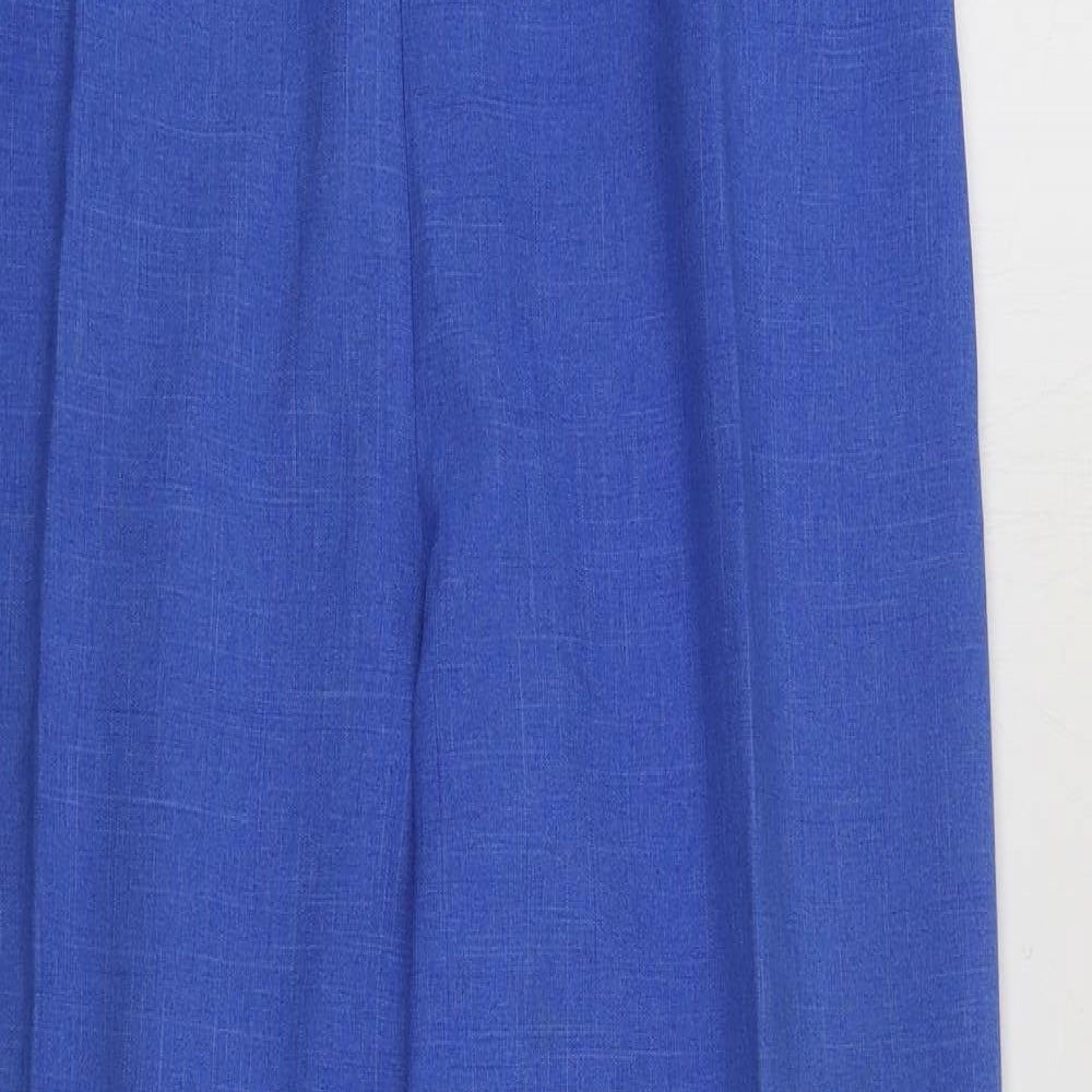 Womens UK Size 30 in Preworn Regular Fit  Blue Trousers
