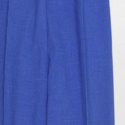 Womens UK Size 30 in Preworn Regular Fit  Blue Trousers