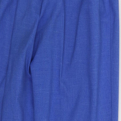 Womens UK Size 30 in Preworn Regular Fit  Blue Trousers