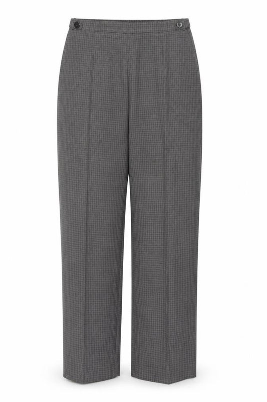Bonmarché Womens Grey Polyester Trousers Size 14 L27 in Regular