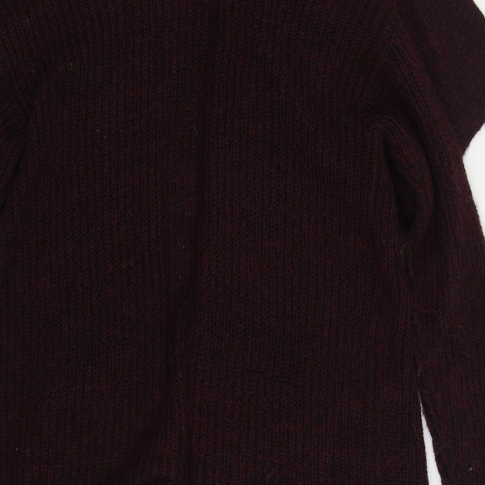 Womens UK Size 10 New Look Purple Cardigan Jumper