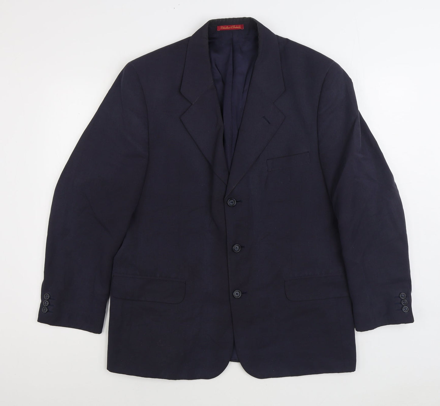 Mens UK Size 40 Debenham & Freebody Regular Blue Suit Jacket