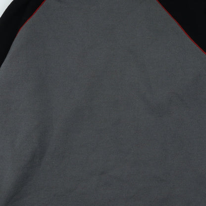 Global alliance Mens Grey Round Neck Acrylic Pullover Jumper Size L
