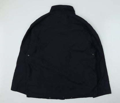 Mens UK Size M Espace Blue Rain Coat