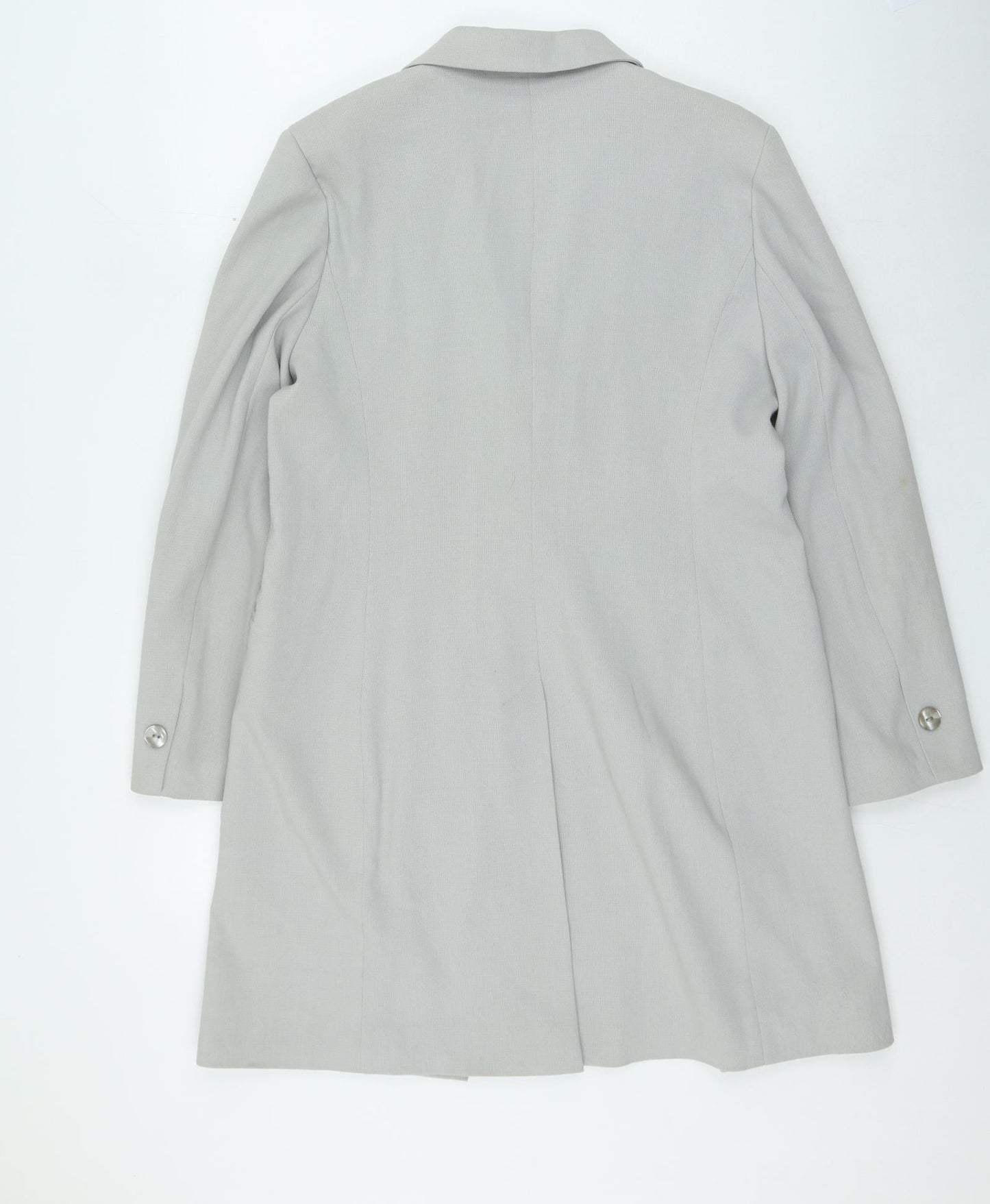 Principles Womens Grey Trench Coat Coatigan Size 12