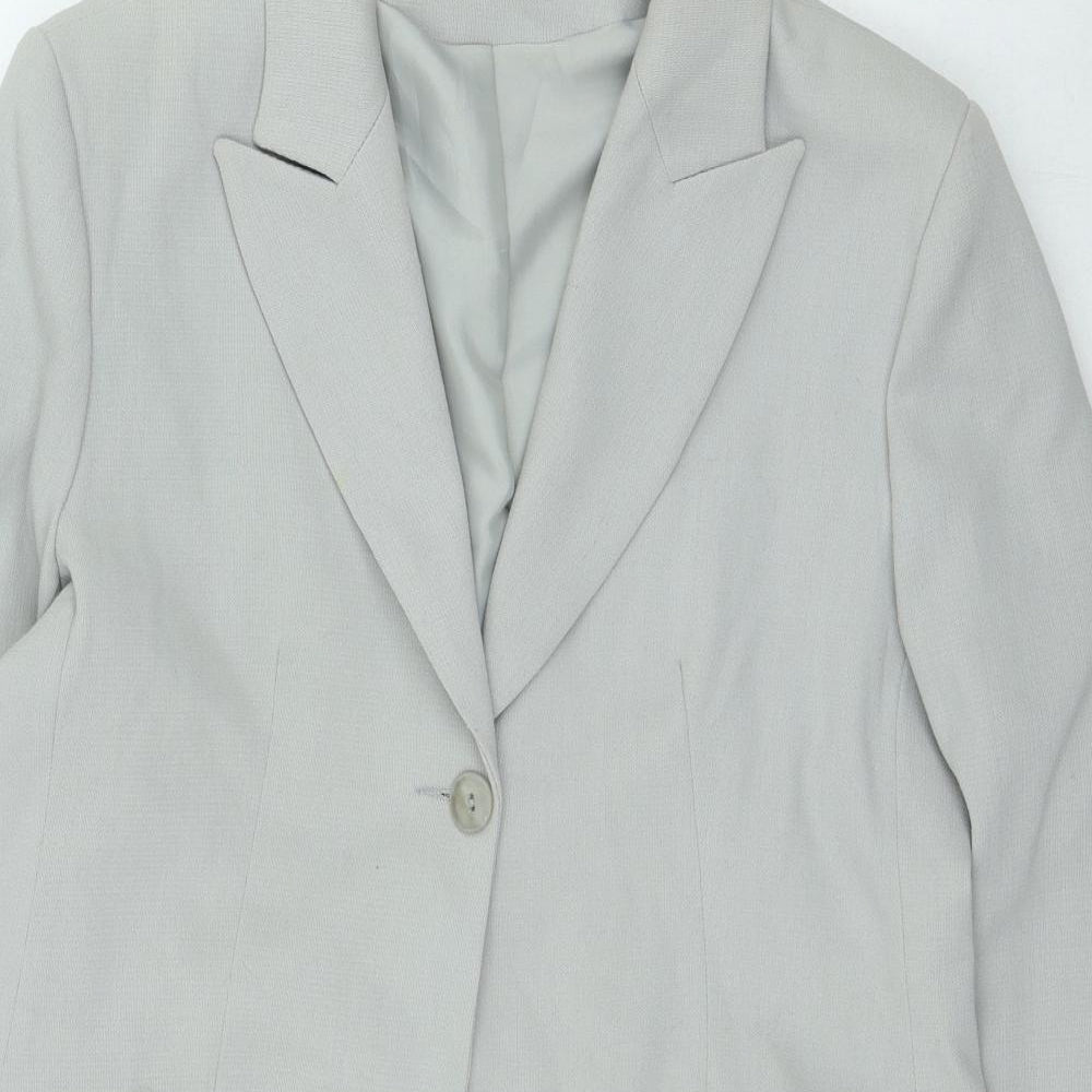 Principles Womens Grey Trench Coat Coatigan Size 12