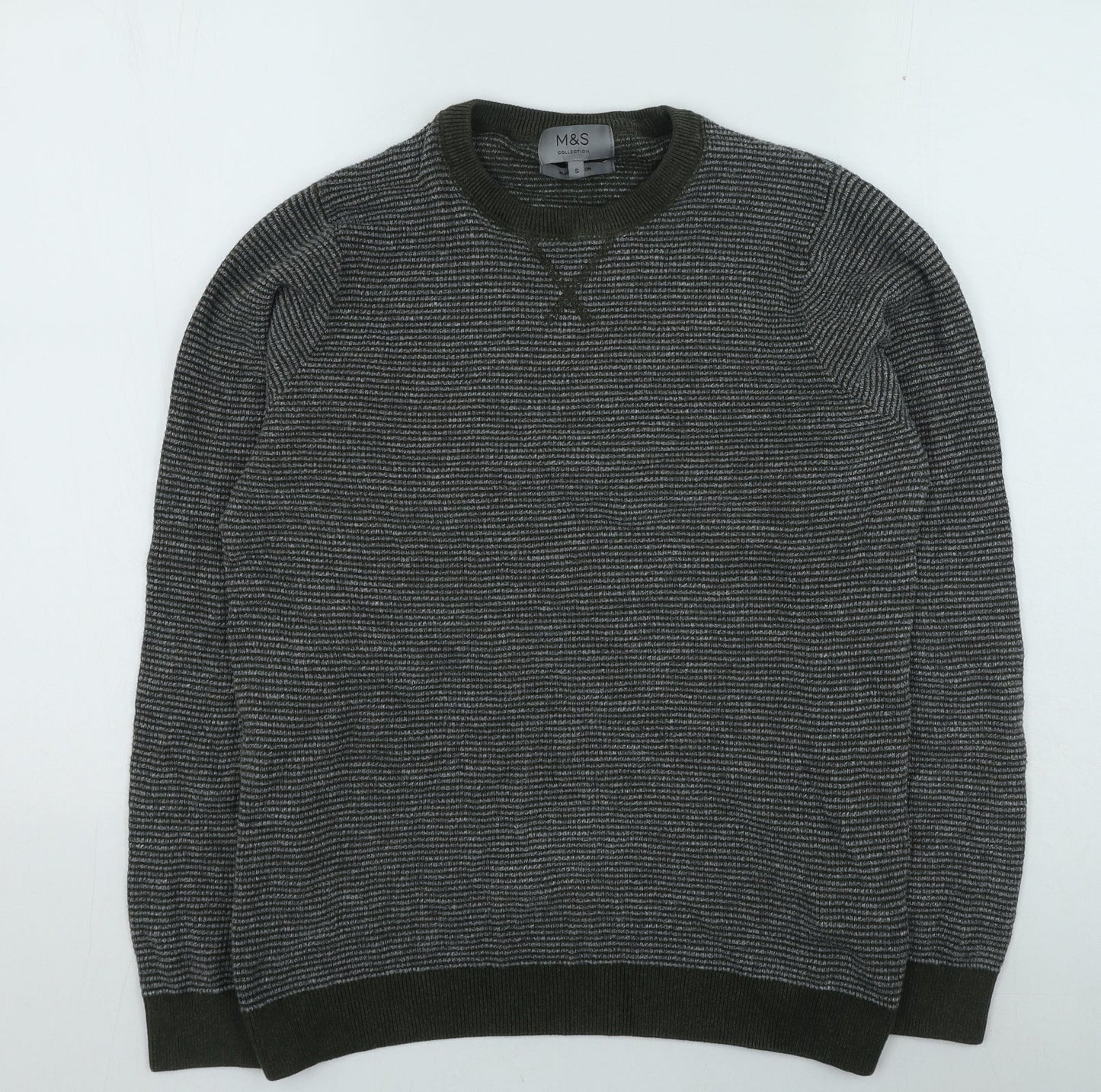 Womens UK Size S Marks and Spencer Grey Pullover Jumper