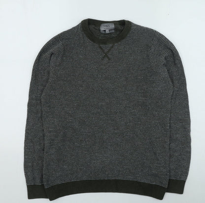 Womens UK Size S Marks and Spencer Grey Pullover Jumper