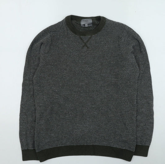 Womens UK Size S Marks and Spencer Grey Pullover Jumper