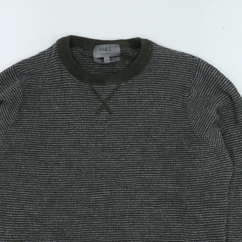 Womens UK Size S Marks and Spencer Grey Pullover Jumper