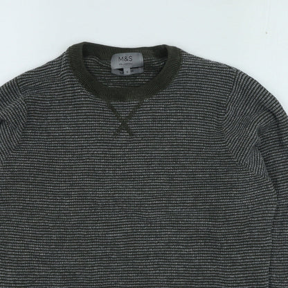 Womens UK Size S Marks and Spencer Grey Pullover Jumper