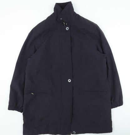 Womens UK Size M Bonmarché Blue Trench Coat