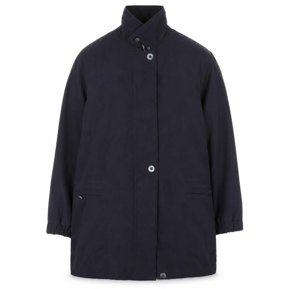 Womens UK Size M Bonmarché Blue Trench Coat