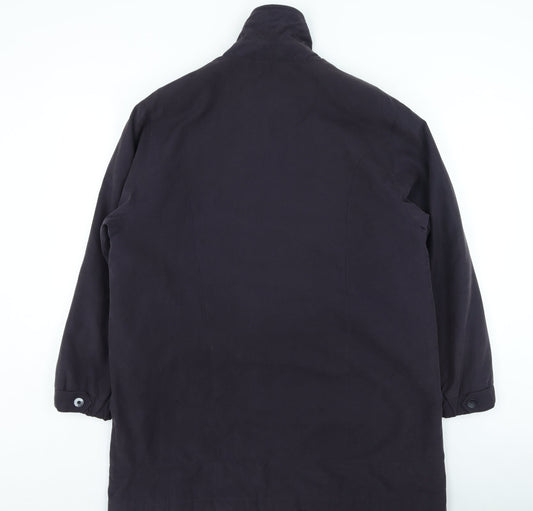 Womens UK Size M Bonmarché Blue Trench Coat