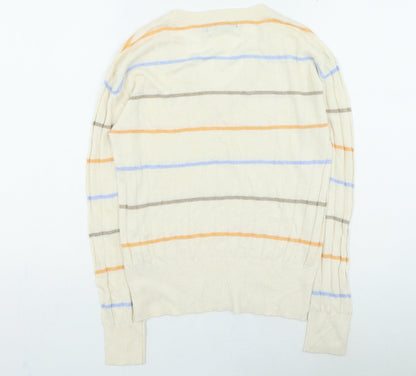 Womens UK Size S Marks and Spencer Beige Pullover Jumper