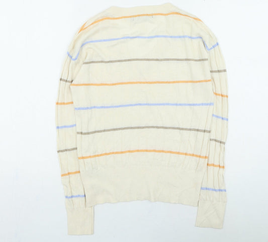 Womens UK Size S Marks and Spencer Beige Pullover Jumper
