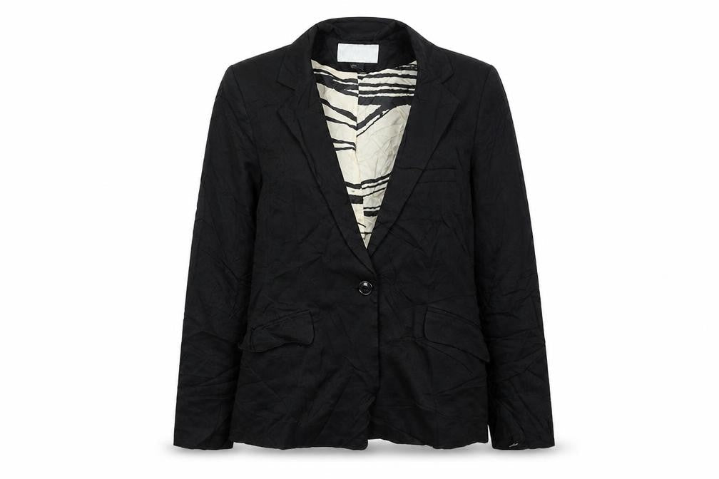 Womens UK Size 10 H&M Black Jacket