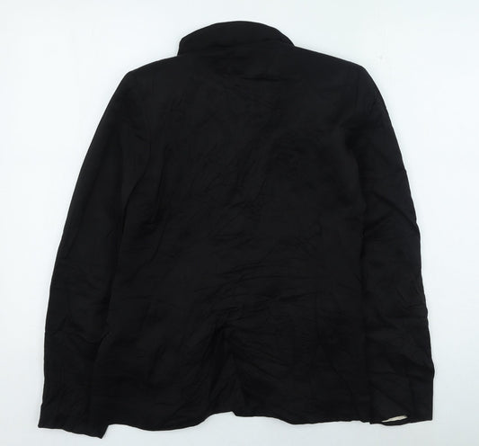 Womens UK Size 10 H&M Black Jacket