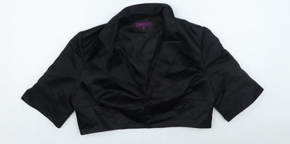Womens UK Size 12 Debenhams Black Cardigan Jumper