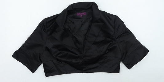 Womens UK Size 12 Debenhams Black Cardigan Jumper
