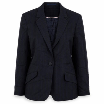 Next Womens Blue Striped Jacket Size 14