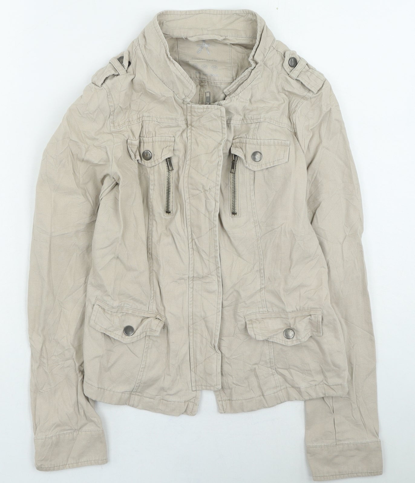 Primark Womens Beige Jacket Size 10