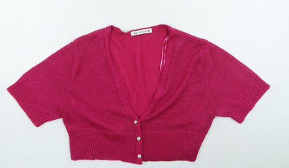 Womens UK Size 12 Select Pink Cardigan Jumper