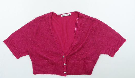 Womens UK Size 12 Select Pink Cardigan Jumper