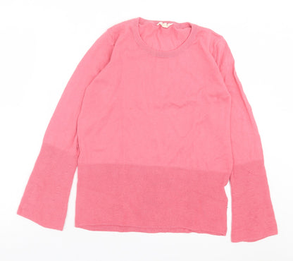 Womens UK Size S Esprit Pink Pullover Jumper