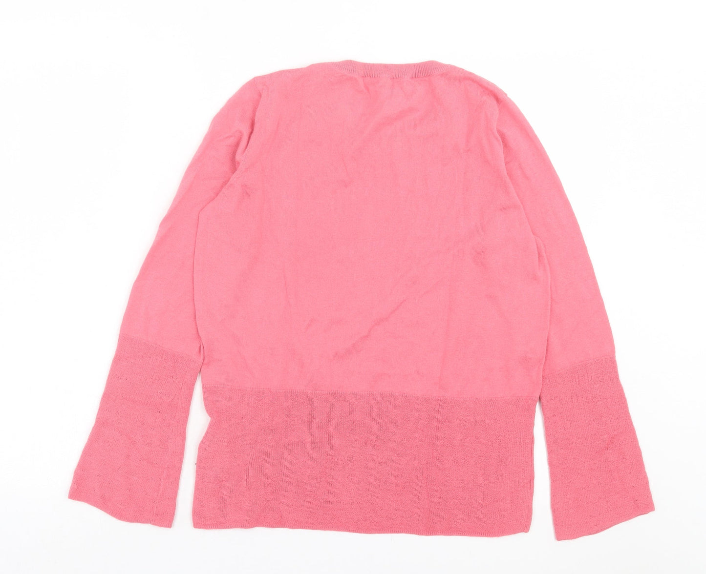 Womens UK Size S Esprit Pink Pullover Jumper