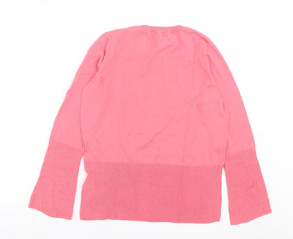 Womens UK Size S Esprit Pink Pullover Jumper