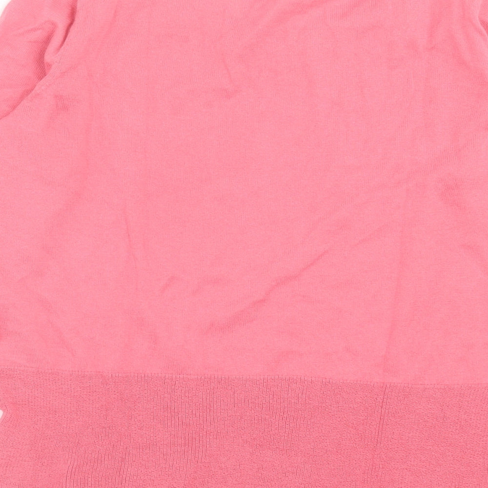 Womens UK Size S Esprit Pink Pullover Jumper