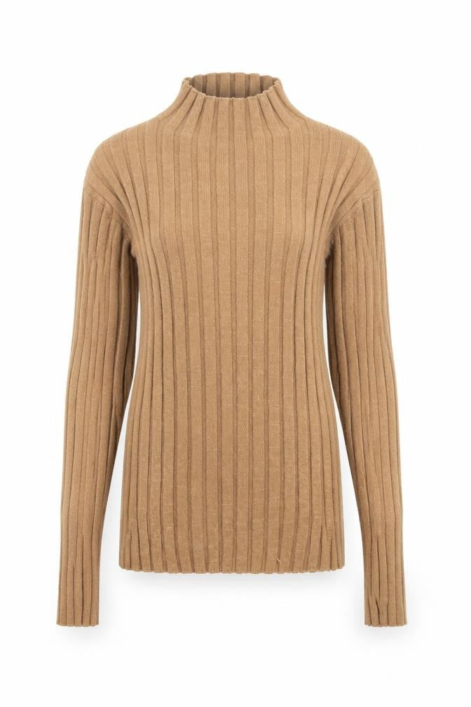 Womens UK Size L Topshop Brown Pullover Jumper