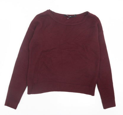 Womens UK Size 8 New Look Purple Pullover Jumper