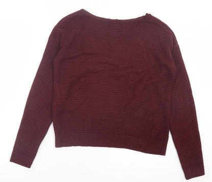 Womens UK Size 8 New Look Purple Pullover Jumper