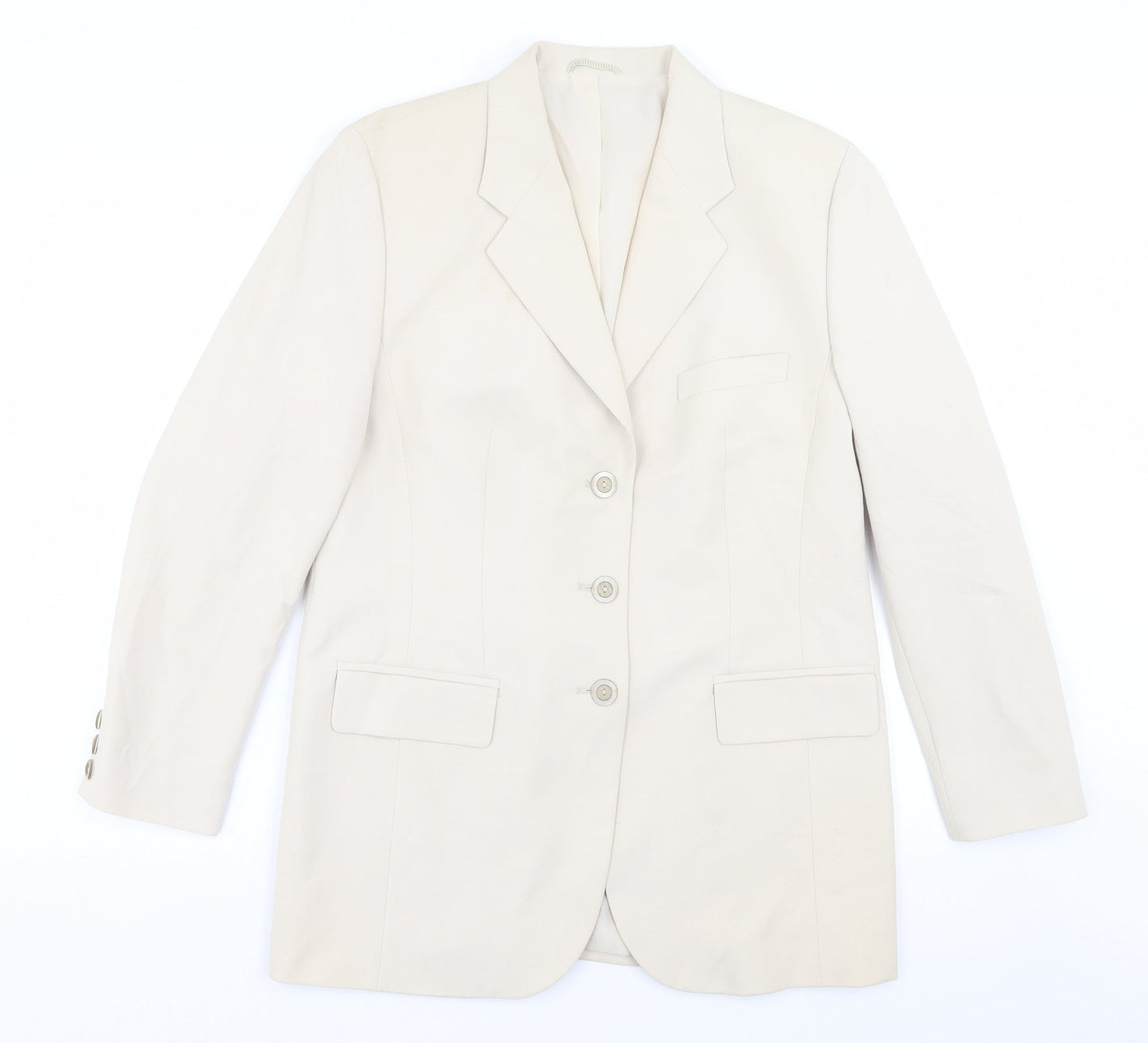 Womens UK Size 16 Preworn Beige Jacket